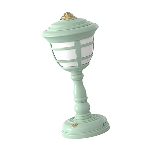 Lampe de chevet retro verte pour une ambiance douce de chambre