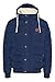 Produktbild Blend BHFrederico Herren Winterjacke Steppjacke warme Jacke gefüttert mit Kapuze Kordelzug Eingrifftaschen Regular fit, Größe:XL, Farbe:Navy (70230)