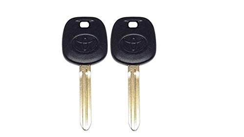 Two Toyota Toy44G-PT Replacement 4D72 G Chip Transponder Master Key