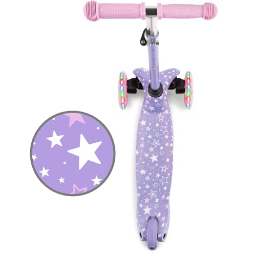 COIL Kinderroller, Tretroller, Dreirad-Balance-Roller, Roller Kinder UNO, für Kinder ab 3 Jahren, Scooter Kinder Dreirädriger, Tretroller mit LED leuchtenden Rädern Kinderscooter – Bild 3