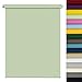 Produktbild Verdunklungsrollo ohne Bohren Klemmfix 95 x 100 cm Sichtschutz und Sonnenschutz Thermorollo Seitenzugrollo Wandmontage für Fenster & Türen, Grün