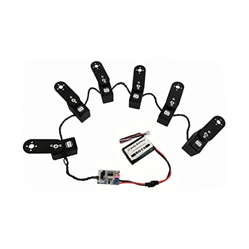 Hiwonder Hx-20L 20Kg High Torque Serial Bus Servo With Real-Time Feedbaack, Full Metal Gear Dual Shaft Bearing For Rc Robot (240 Degree) #TOP4