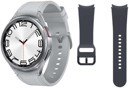 Samsung Galaxy Watch6 Classic 4G LTE, 47mm + Replacement Strap - ...