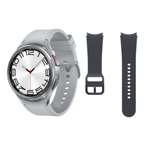 Smartwatch Samsung Galaxy Watch6 Classic 47mm con correa extra plata