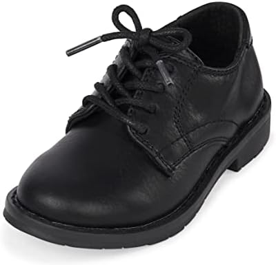 The Children's Place,boys,The Children's Place Toddler Boys Dress Shoes,and Toddler Lace Up Dress Shoes,Black,6 Toddler