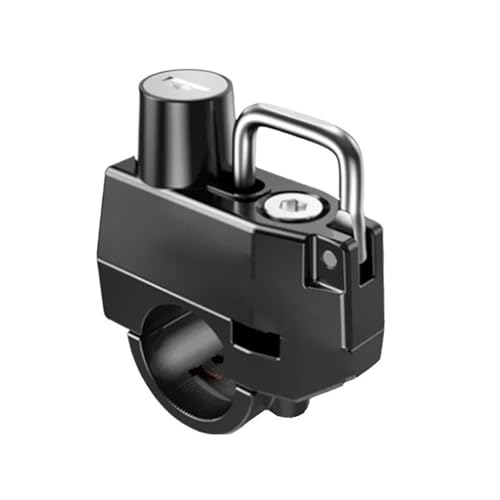 Casque moto protégé du vol grâce à l'antivol de guidon double