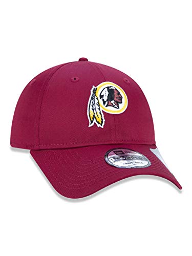 BONE 920 WASHINGTON REDSKINS NFL ABA CURVA STRAPBACK VERMELHO ESCURO NEW ERA