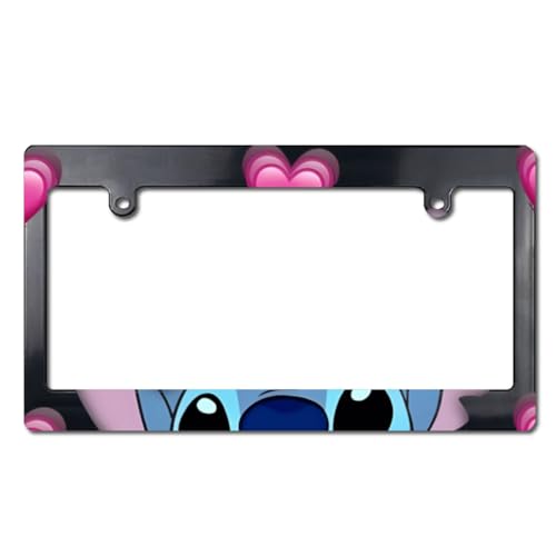 スティッチ　ライセンスフレーム　ナンバープレート　車用品　カー用品　ステッチ 61Xk2dA7APL.jpg_BO30,255,255,