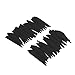 YLS Arrows Vanes 2 inch Plastic Arrow Vane TPU Fletchings for DIY Arrow Archery Bow Black 50PK