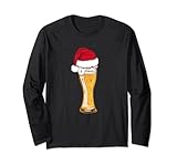 Trigo de levadura de cerveza blanca amante de trigo cerveza Xmas sombrero de Papá Noel para noche de hombres o noche de chicas, travieso, fresco, divertido, divertido e irónico diseño de cerveza. También adecuado para Navidad JGA, despedidas de soltera o soltera y celebración de boda.