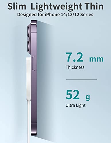 2 Pack Magnetic Wireless Charger Max 15W Fast Apple Mag-Safe Charger For Iphone 14/13/12 Pro/Max/Plus And Airpods 3/2/Pro Mag Safe Magnet Charging Pad With 5Ft Dual Charging Port Cable #TOP2