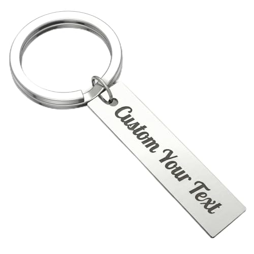Porte-clés personnalisés, porte clef personnalisable avec inscription, pour un anniversaire, cadeaux pour hommes, femmes, papas et petits amis