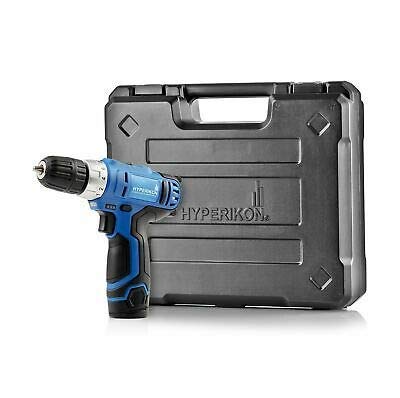 Cordless Power Drill, 3/8", 12V Lithium, Includes Driver Set and Project Kit
