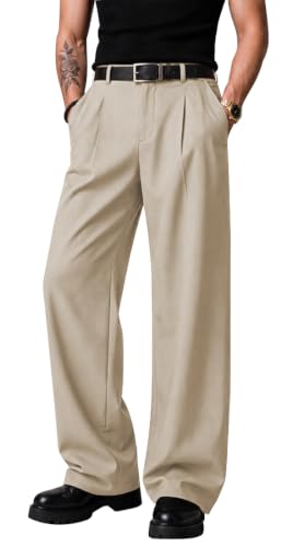 Tan Pleated Trousers