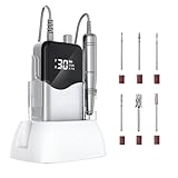CIVPOWER Nail Drill, Portable Rechargeable Tool Kit with 35000RPM Electric Nail File and LED Display...
