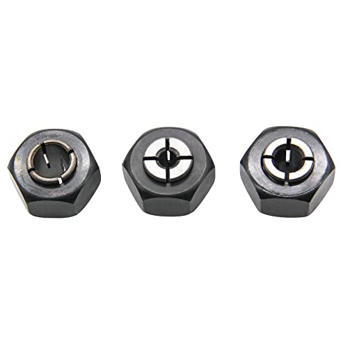 Thaekuns 3 Piece Router Collet Kit 42999 1/4",42950 1/2" And 42975 3/8" Fits For Porter Cable Models #TOP1