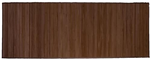 HERSIG - Alfombra de bambú marrón | Alfombra Rectangular - 120 x 180 cm
