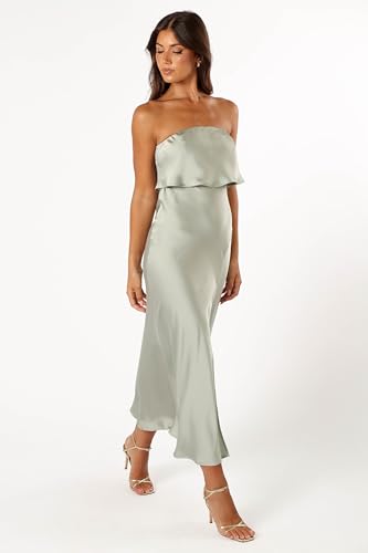 Image of Petal & Pup Women's Vienna Strapless Midi Dress