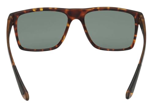 Harley-Davidson Men's Navigator Sunglasses Matte Tortoise Frame & Green Lens3