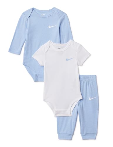 Image of Nike Baby Essentials Bodysuits and Pants 3-Piece Set