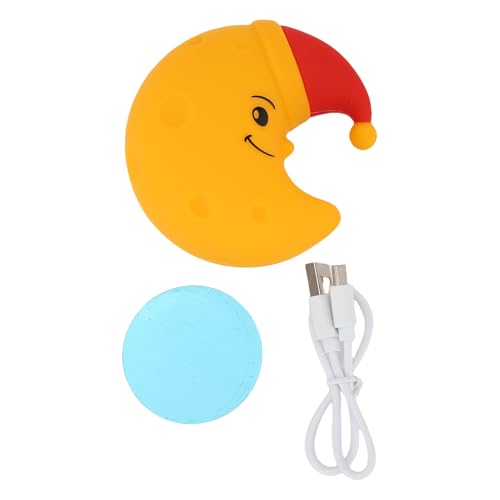 Lámpara de Noche para Niños en Silicona en Forma de Luna miniatura 1