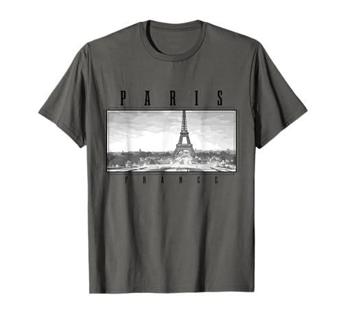 Paris Eiffel Tower Skyline Vintage Souvenir France T-Shirt