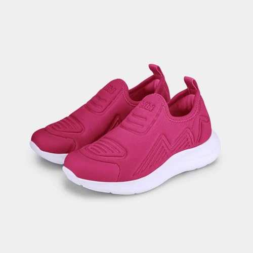 Tênis Infantil Action Anatômico Calce Fácil Prático Escolar Cor:rosa;tamanho:27
