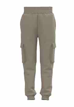 Name It NMNOLI UNB NOOS - Pantaloni Sportivi - Dusty Olive/oliva Screziato