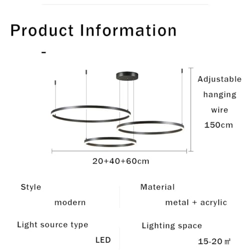 Suspension pour table à manger avec variateur pour adapter la lumière