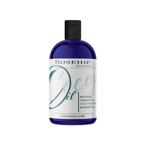 cocojojo Rosehip Oil - Pure Natural Seed Oil Cold Pressed 8 oz Face Skin Unrefined Cover