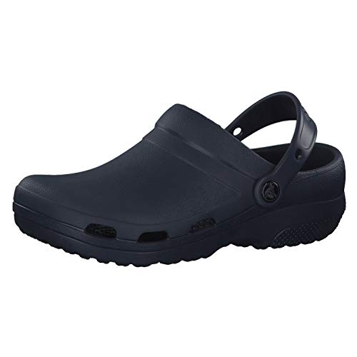 Crocs Unisex Specialist II Vent Clog | Work Shoes, Navy, 16 US Women
