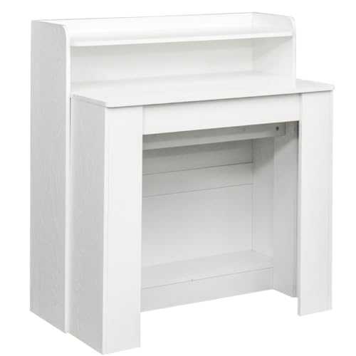 CWKISS Extendable Dining Table for 8–10 People, 98.4" Expandable Kitchen