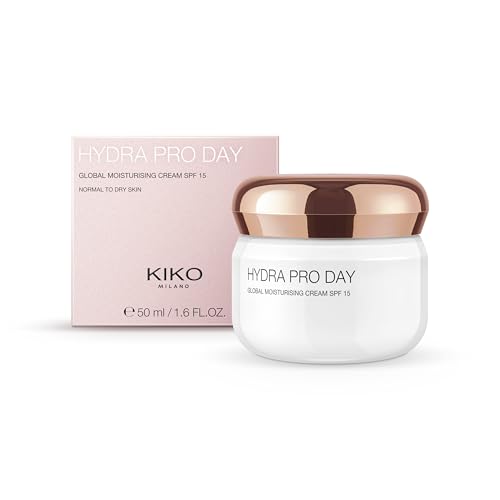 KIKO Milano Hydra Pro Day, Crema Facial Hidratante Global Con Ácido Hialurónico Spf 15