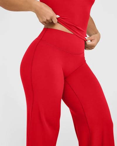 Image of OQQ Yoga Pants Women Casual Soft Straight Leg Bottoms