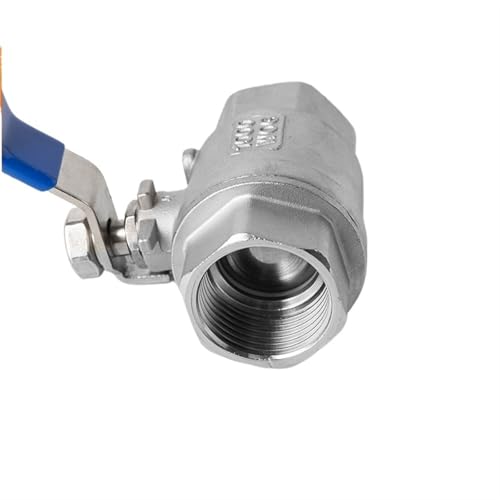 Válvula de bola DN8 de acero inoxidable 304 con rosca interna de dos piezas 3