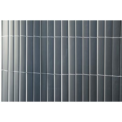 OOGarden - Canisse PVC Double Face 3 x H 1,2 m - Gris