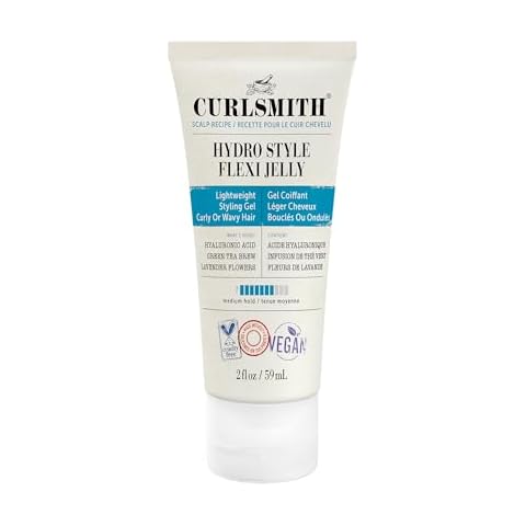 Curlsmith - Hydro Style Flexi-Jelly - Vegan Defining Gel for Wavy, Curly or Coily Hair (2 fl oz) Cover