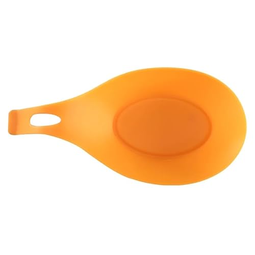 Gadgets - Supporto multiuso in silicone per poggiamestolo per stoviglie, utensili da cucina, accessori arancione