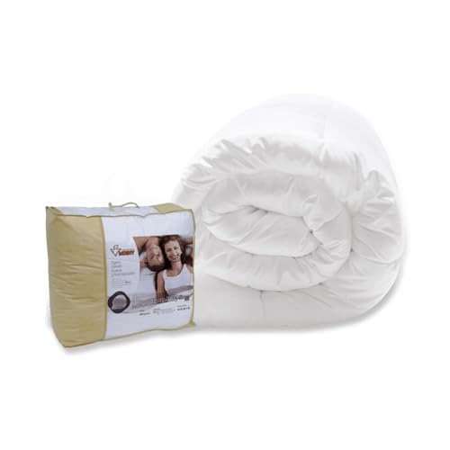 Moshy Edredón Nórdico Himalaya 400 Gr Color Blanco Transpirable Suave para Cama Individual o Doble en Varias Medidas.