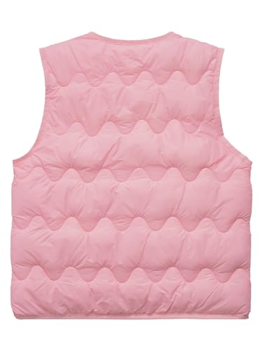 Girls Toddlers Quilted Puffer Vest Lightweight Warm Sleeveless Button Down Jacket Winter Outerwear Waistcoat2