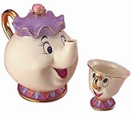 Chip-kun and Disney tea set pot Mrs. (japan import)