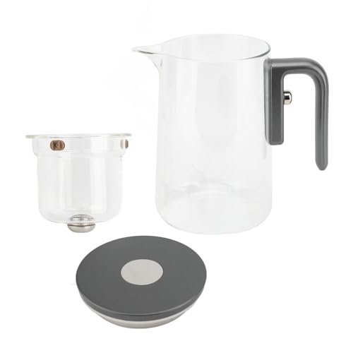 Théière Eujgoov verre doseur et infuseur à piston pour préparation précise