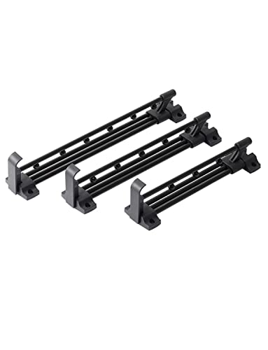 Autuwintor Pull Out Closet Rod Heavy Duty Retractable Clothes Wardrobe Garment Rack 12 Inch Telescopic Closet Rods Top-Mounted With Screws Black Quantity-1Pcs #TOP3