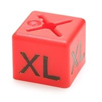 Pack of 50 Garment Clothes Size Cubes XS, S, M, L, XL, XXL, XXXL (XL)