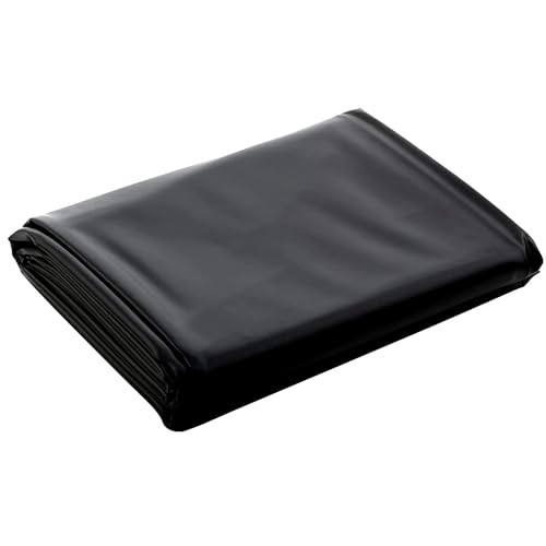 Garden Pond Membrane Fountains Waterfall Flexible Pond Liner HDPE Pond Lining 1×6m 5×9m 6×12m 10×15m Outdoor Fish Pool Liner Large Swimming Pond Film(Size:1x1M)