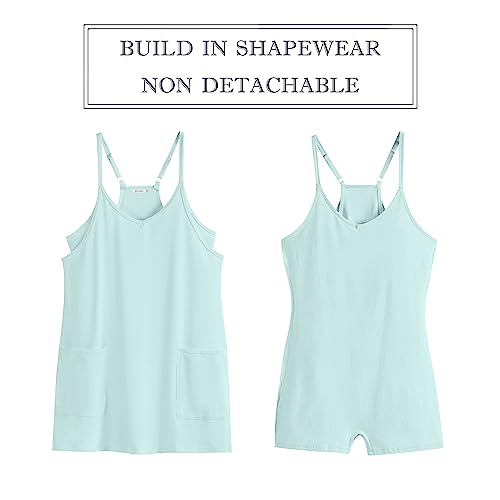 Image of ANRABESS Women Athletic Dress Summer Tennis Workout Active Sports Mini Romper Dress Built in Shorts Travel Vacation Clothes