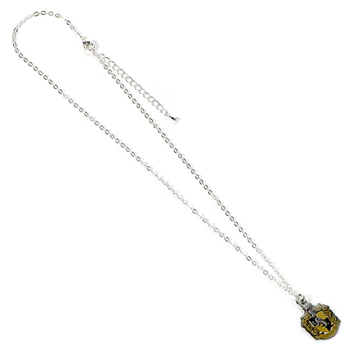 Official Harry Potter Hufflepuff Crest Slider Necklace by The Carat Shop3
