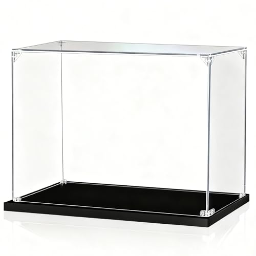 ELZEM Vetrina in Acrilico per LG 21330 Home Alone Modello Scatola Portaoggetti con Coperchio Antipolvere in Vetro Trasparente Collezione di Modelli 3MM,42 * 40 * 34CM