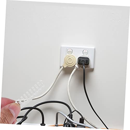 48 piezas organizador de cables de energía para debajo del escritorio, gestión de cables y pinza para cables miniatura 2