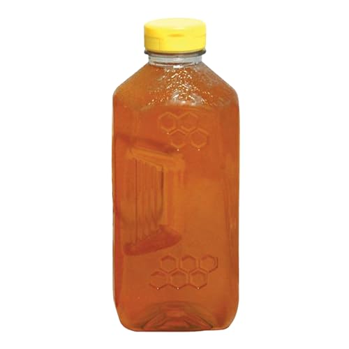 Mann Lake 3lb Refillable Embossed Honey Jugs | 6-Pack
